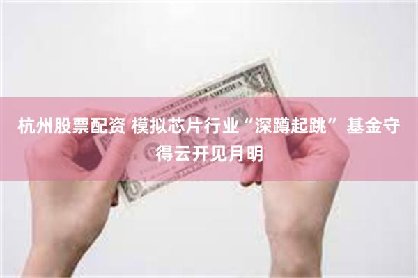 杭州股票配资 模拟芯片行业“深蹲起跳” 基金守得云开见月明