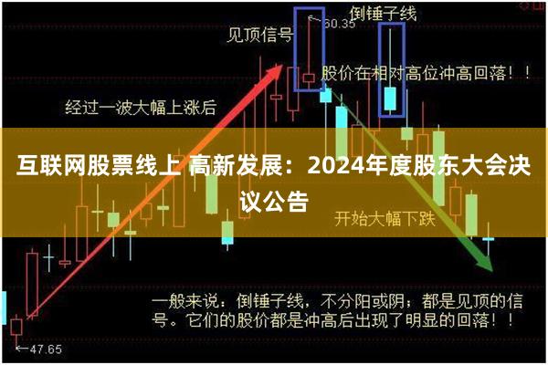 互联网股票线上 高新发展：2024年度股东大会决议公告